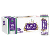 Stella Artois Premium Lager Cans 18x440ml (British brand)