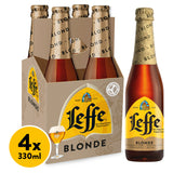 Leffe Blonde Beer Bottles 4x330ml