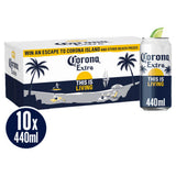 Corona Extra premium lager beer cans 10x440ml, imported from the UK