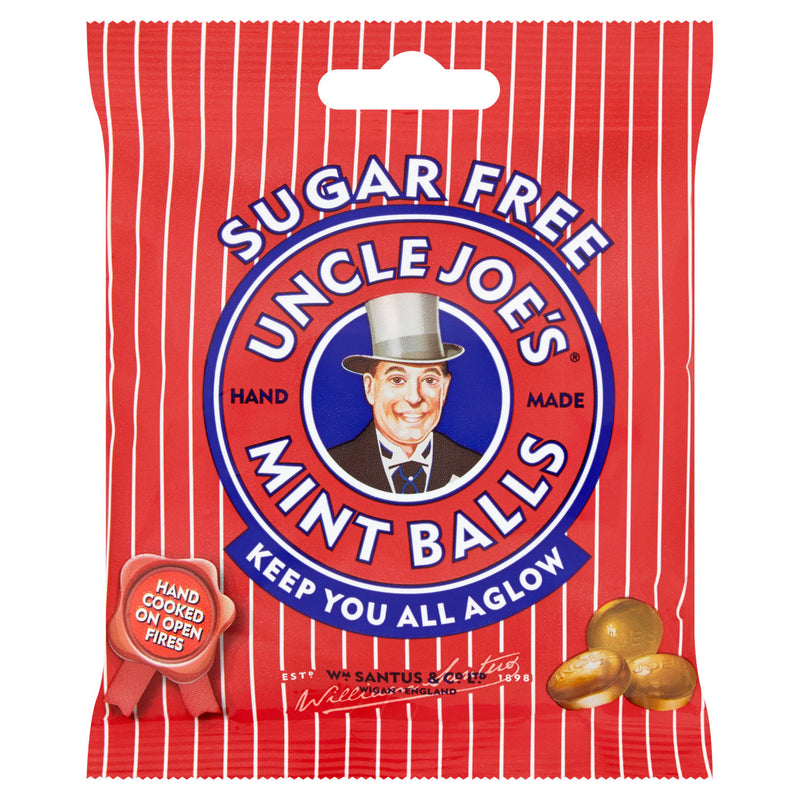 Uncle Joe's sugar free mint balls 60g (British brand)