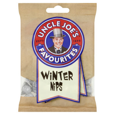 Uncle Joe's Winter Nips hard sweets 108g (British brand)