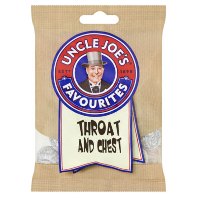 Uncle Joe's Throat and Chest Lozenges 108g (British brand)