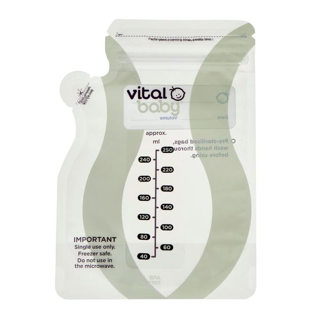 Vital Baby Breast Milk Storage Bags   30 per pack GOODS M&S