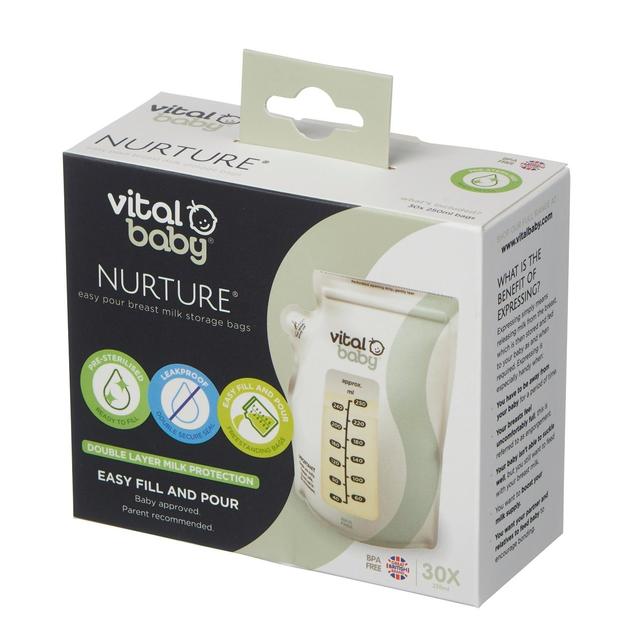 Vital Baby Breast Milk Storage Bags   30 per pack GOODS M&S