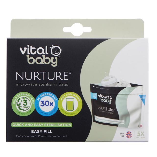 Vital Baby Microwave Sterilising Bags 5 per pack GOODS M&S
