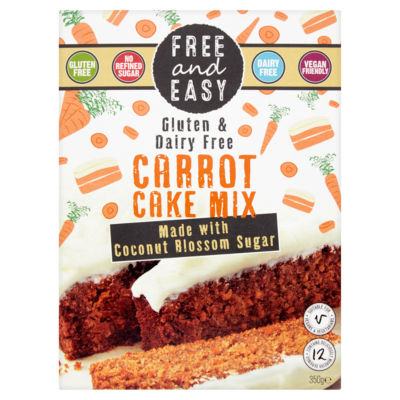 ASDA Free and Easy Gluten & Dairy Free Carrot Cake Mix 350g- Buy online at McGrocer
