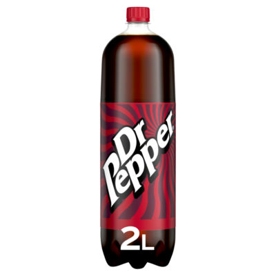 Dr Pepper sparkling fruit flavour soft drink 2L - British product