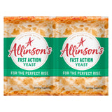 Allinson fast action yeast sachets 2 x 7g - British product