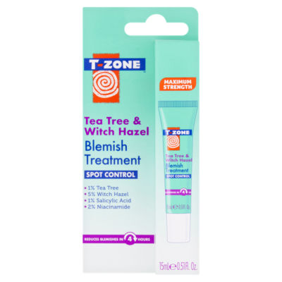 T-Zone tea tree and witch hazel blemish treatment 15ml (British brand)