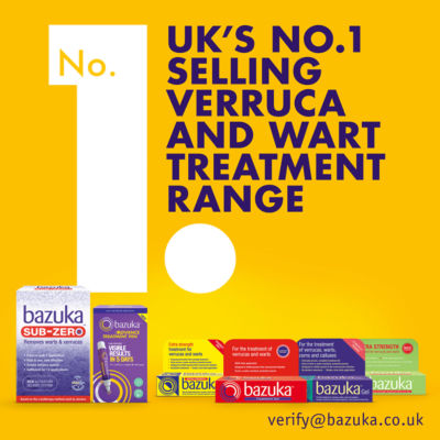 Bazuka verruca treatment gel extra strength 6g - British product