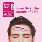 4head headache relief stick 3.6g - British product