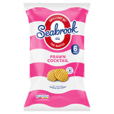 ASDA Seabrook Original Crinkle Cut Crisps Prawn Cocktail Flavour 6 x 25g- Buy online at McGrocer