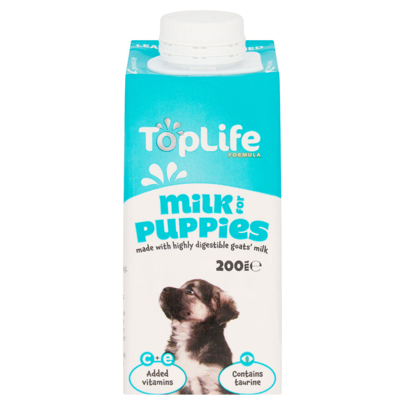TopLife Formula Milk for Puppies Goats Milk 200ml (British brand)