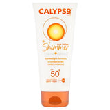 Calypso SPF 50+ shimmer sun lotion 100ml (British brand)