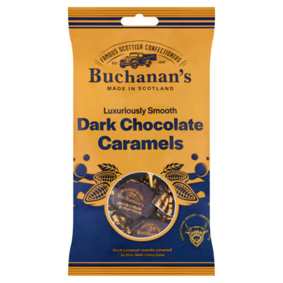 Buchanan's Dark Chocolate Caramels 110g - British product