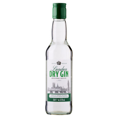 ASDA Triple Distilled London Dry Gin 35cl bottle - British product