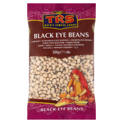 TRS Black Eye Beans 500g, imported from the UK