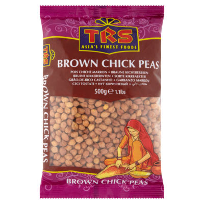TRS brown chick peas 500g, UK version
