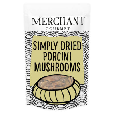 Merchant Gourmet dried porcini mushrooms 30g, imported from the UK