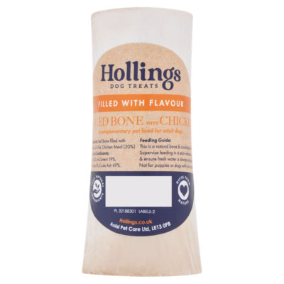 ASDA Hollings Filled Bone with Chicken Dog Treats- Buy online at McGrocer