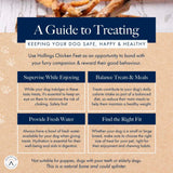 Hollings chicken feet dog treats 100g, UK version