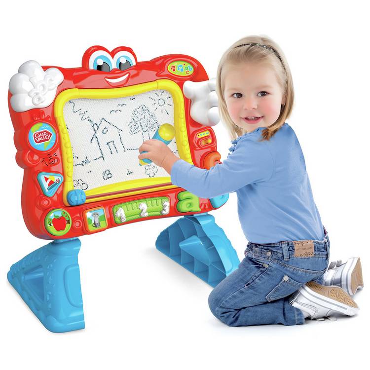 Chad Valley PlaySmart interactive magnetic easel - British product