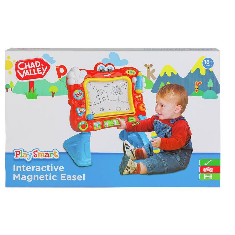 Chad Valley PlaySmart interactive magnetic easel - British product