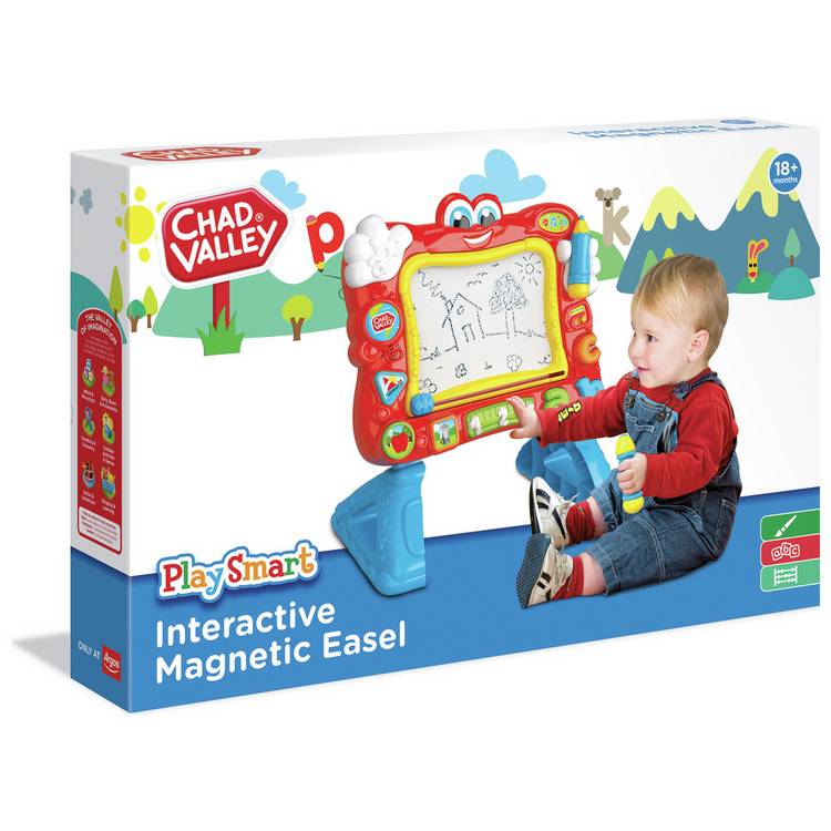 Chad Valley PlaySmart interactive magnetic easel - British product