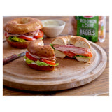 New York Bakery Co Red Onion Chive Bagels 5 pack, imported from the UK