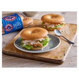 New York Bakery Co original bagel thins, imported from the UK