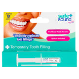 Safe + Sound temporary tooth filling 3g (British brand)