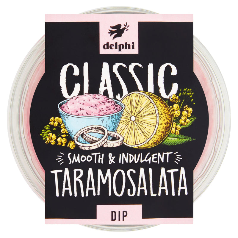 Delphi classic smooth taramosalata dip 170g - British product