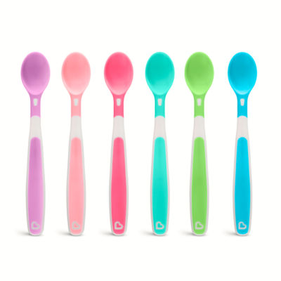 Munchkin infant soft tip spoons 6 pack, imported from the UK
