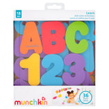 Munchkin 36-piece Letters & Numbers bath toy, imported from the UK