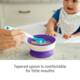 Munchkin White Hot Safety Spoons 4 Pack, imported from the UK