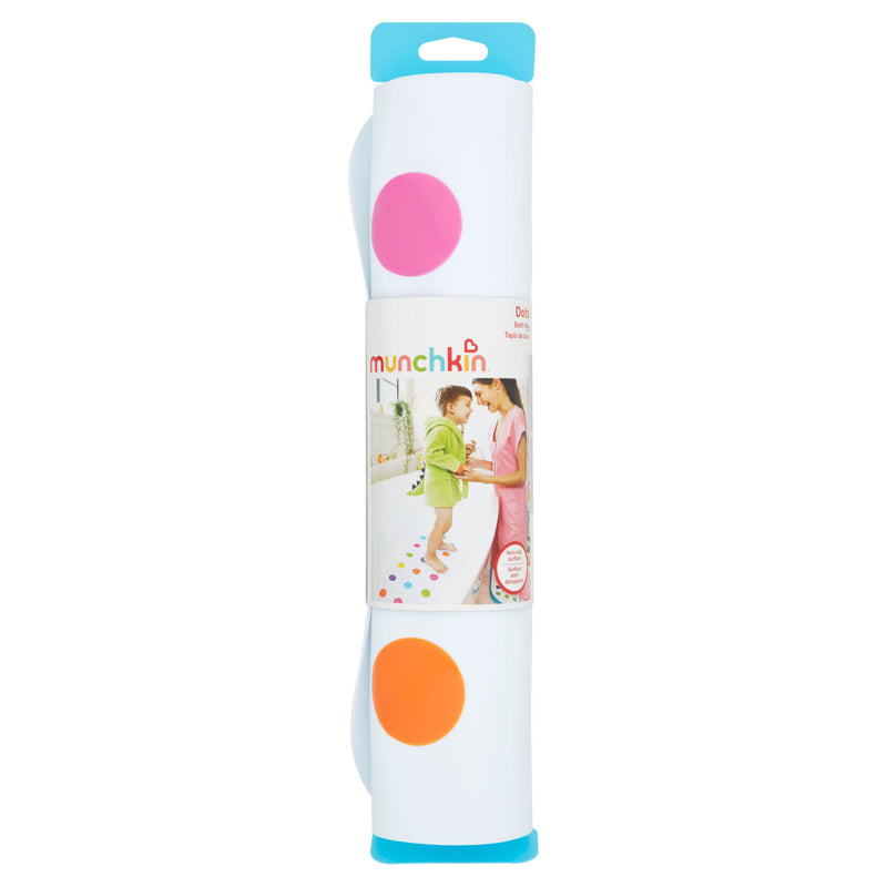 Munchkin Dandy Dots non slip bath mat 77.5cm for children, imported from the UK