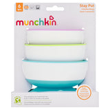 Munchkin 3 Stay Put Suction Bowls 6m+