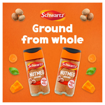 Schwartz Ground Nutmeg spice jar 32g (British brand)
