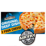 Chicago Town deep dish four cheese mini pizzas 2 x 148g - British product