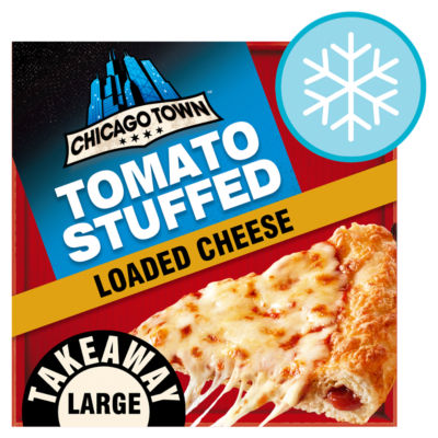 Chicago Town stuffed crust cheese large frozen pizza 630g - British product