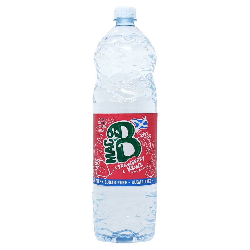Mac B flavoured spring water Strawberry & Kiwi 1.5L (British brand)