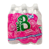 Mac B cranberry raspberry spring water 6 pack - British product