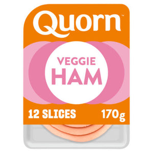 Quorn 12 Veggie Ham Slices Vegetarian Deli Slices 170g