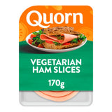 Quorn veggie ham slices 170g, imported from the UK