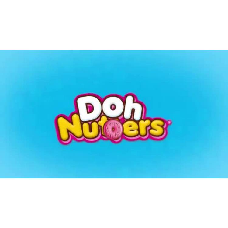 Doh Nutters Game with elephant masks and doughnuts (British brand)