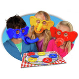 Doh Nutters Game with elephant masks and doughnuts (British brand)