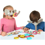 Doh Nutters Game with elephant masks and doughnuts (British brand)