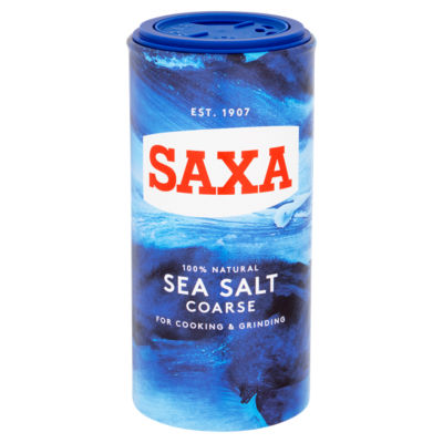Saxa Sea Salt Coarse 350g kitchen ingredient (British brand)