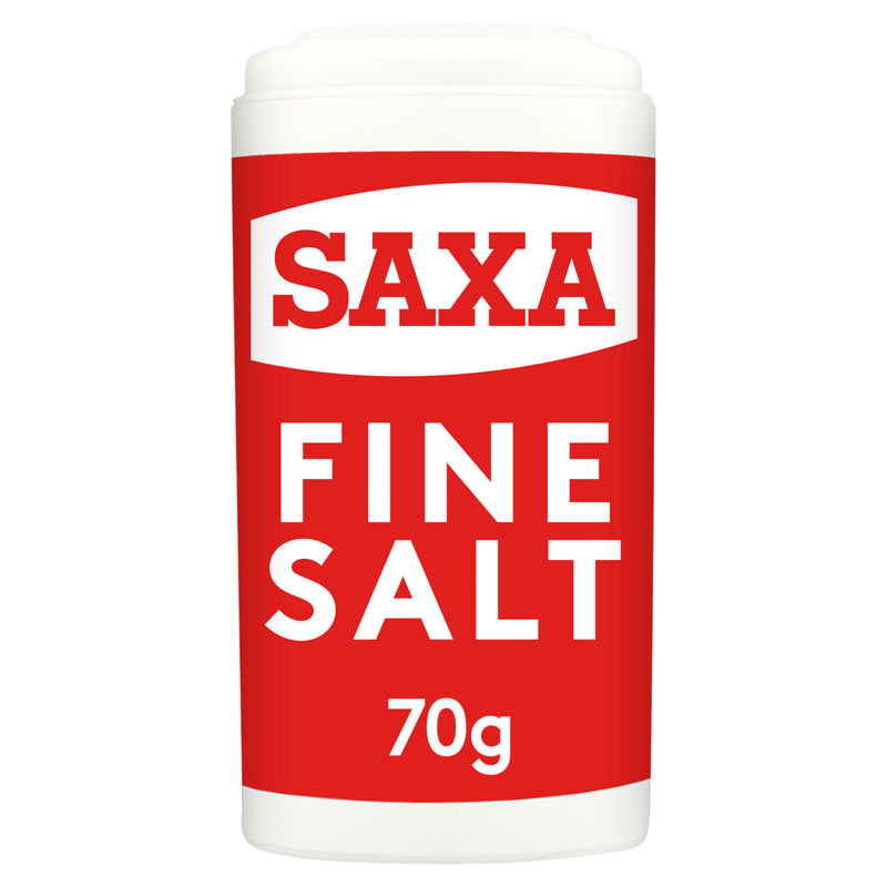 Saxa Fine Table Salt Cooking Seasoning 70g (British brand)
