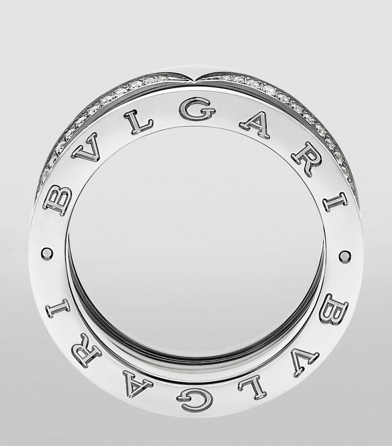 Bvlgari B.zero1 three-band white gold ring, imported from the UK